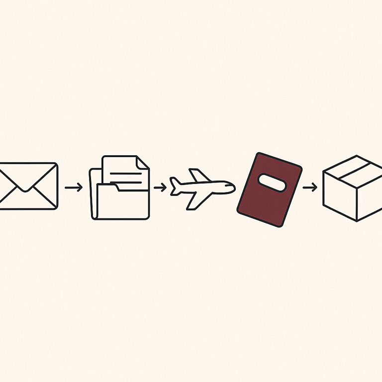مراحل کامل پیکاپ ویزا