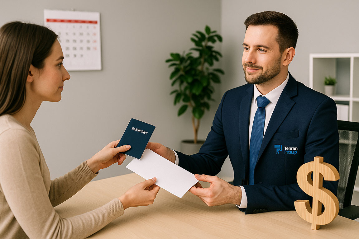 مدارک مورد نیاز برای پیکاپ ویزای آمریکا از استانبول