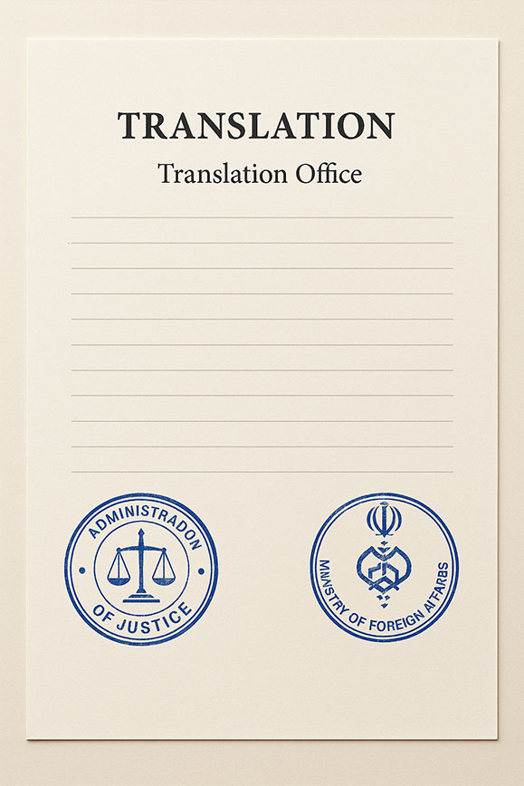 ترجمه رسمی مدارک دانشگاهی و اخذ مهرهای دولتی